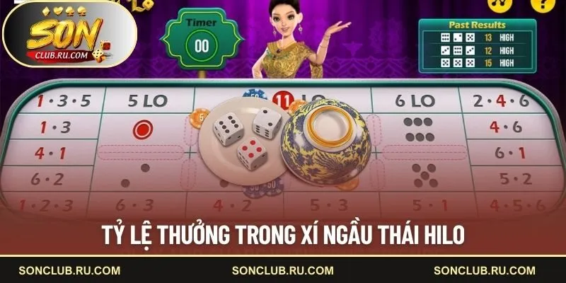 Tỷ lệ thưởng trong Xí Ngầu Thái Hilo